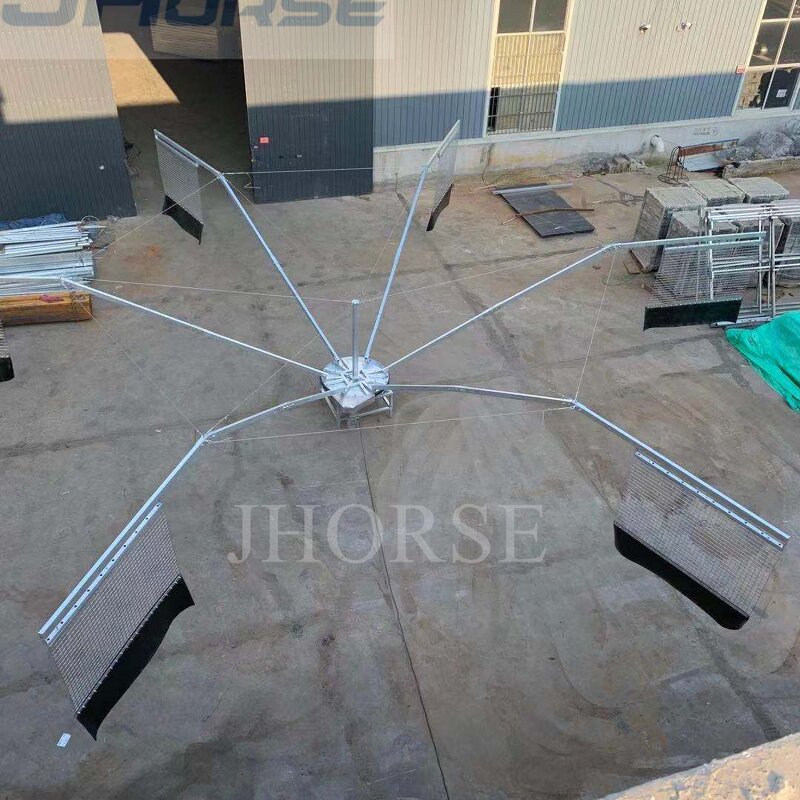 Custom Colors Horse Walker Manufacturer - OEM/ODM Custom Adjustable Speed Hot Dip Galvanized Horse Walker