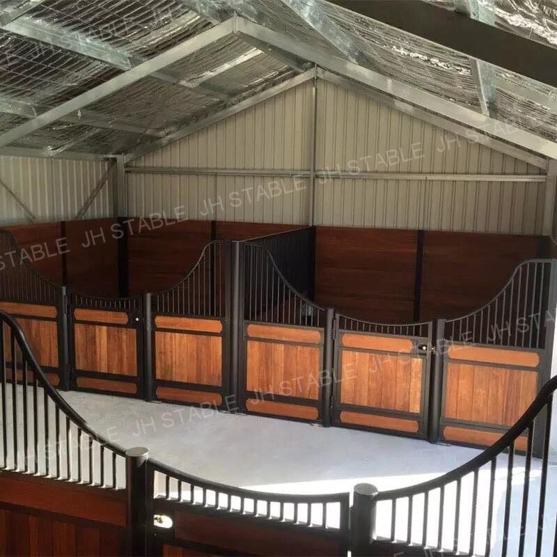 Waterproof Anti Rust Horse Stable Stall Manufacturer - OEM/ODM Custom Waterproof Anti Rust Door Frame Bamboo Equine Stable
