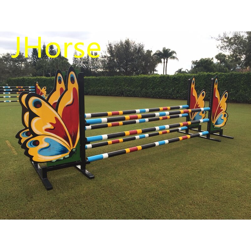 Aluminum Bar Horse Jumps Manufacturer - OEM/ODM Custom High Quality Aluminum Bar Horse Jumps with Colorful Wings