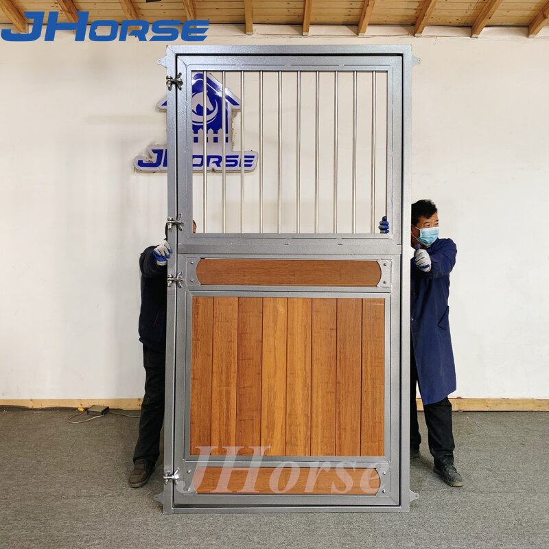 Horse Barn Dutch Stable Door Factory - OEM/ODM Custom Indoor Exterior Durable Wooden Metal Dutch Stable Door