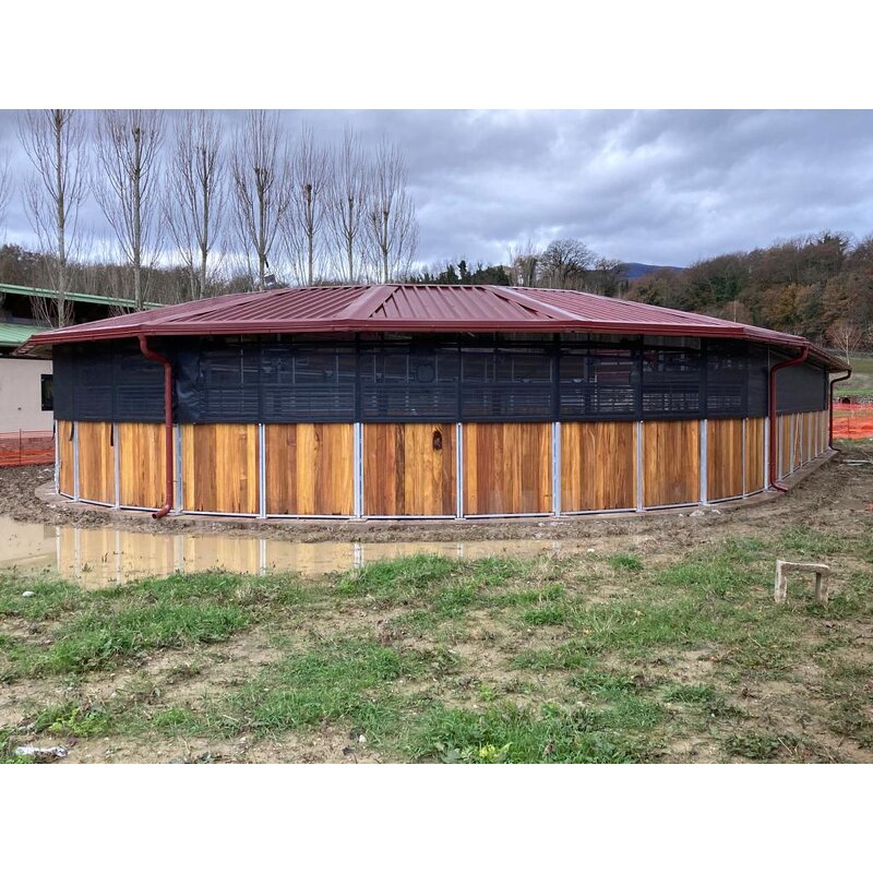 Economical Horse Walker Factory - OEM/ODM Custom Economical Hot-selling Horse Walker with Without Roof