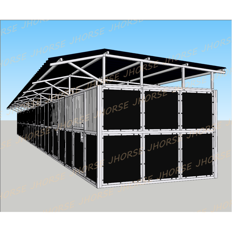 Hot-dipped Galvanized Pipe Horse Stable Factory - OEM/ODM Custom High Quality Hot-dipped Galvanized Pipe Horse Stable