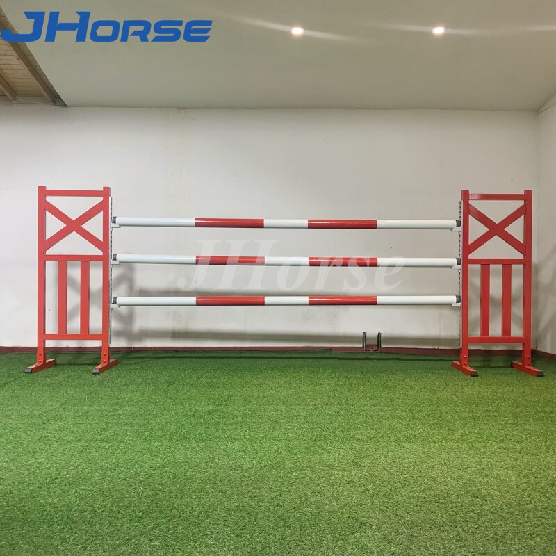 Horse Show Jumping Stand Factory - OEM/ODM Custom Horse Show Jumping Stand with Colorful Aluminum Tubes