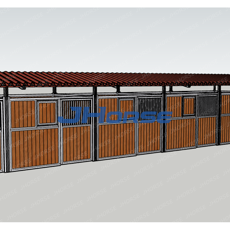 Customized Design Horse Stable Barn Stalls Factory - OEM/ODM Customized Design Horse Stable Barn Stalls with Roof
