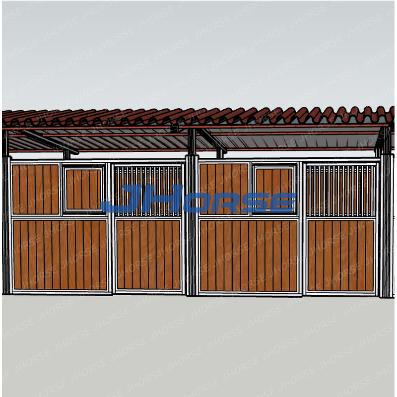 Customized Design Horse Stable Barn Stalls Factory - OEM/ODM Customized Design Horse Stable Barn Stalls with Roof
