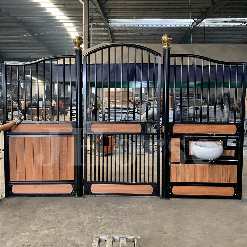 Waterproof Anti Rust Horse Stable Stall Manufacturer - OEM/ODM Custom Waterproof Anti Rust Door Frame Bamboo Equine Stable