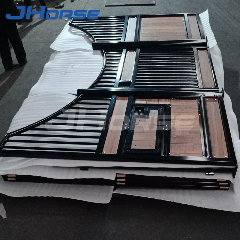 Powder Coated Sheds Standing Stalls Factory - OEM/ODM Custom Comfortable Latch Easy Powder Coated Sheds Standing Stalls