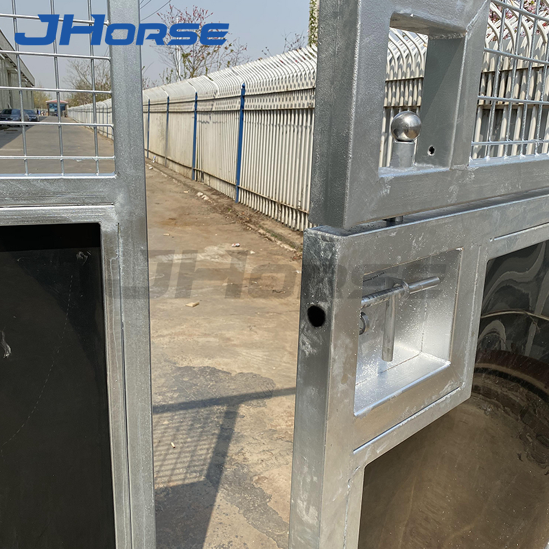 Temporary Horse Stable Manufacturer - OEM/ODM Custom 10ft Steel Stall with Door Roof Portable Modular Panel