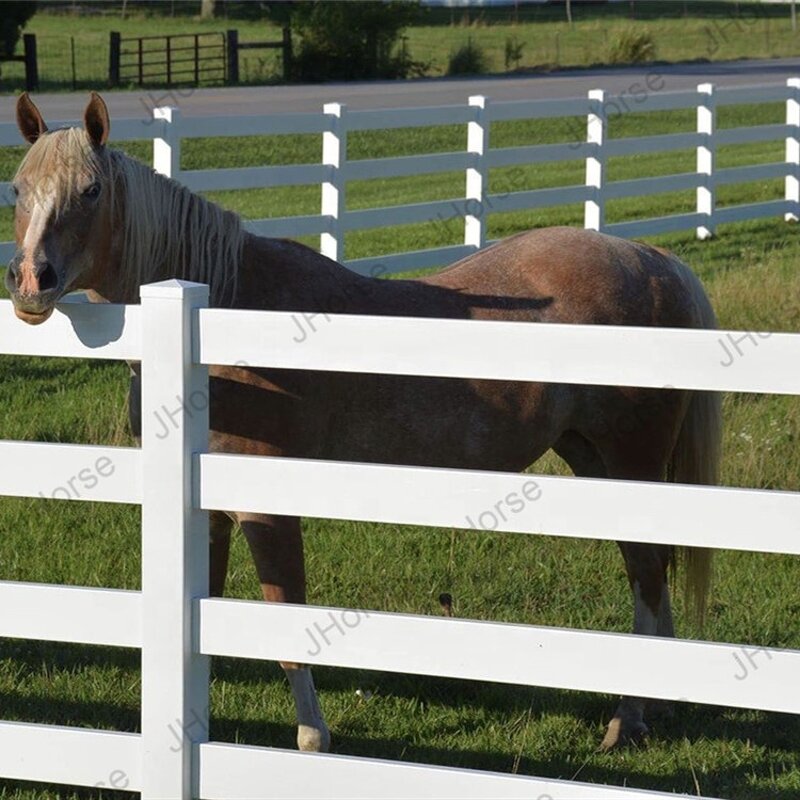 Plastic Vinyl PVC Horse Fence Manufacturer - OEM/ODM Custom Factory Hot Sale 2/3/4 Rail Cheap Plastic Vinyl Fence