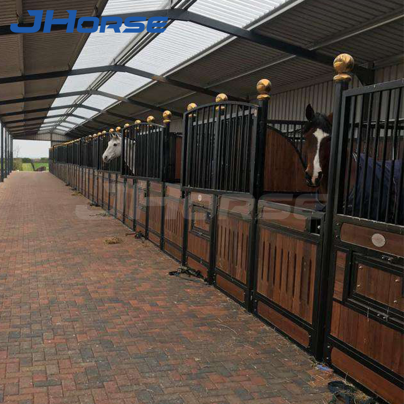 Powder Coated Sheds Standing Stalls Factory - OEM/ODM Custom Comfortable Latch Easy Powder Coated Sheds Standing Stalls