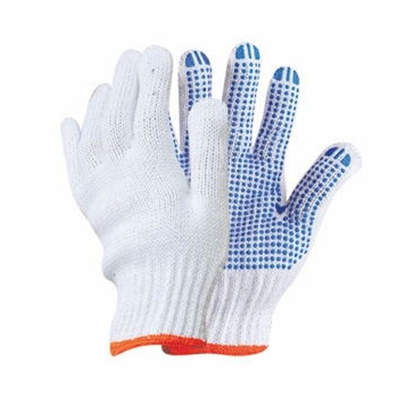 Black Pvc Dotted Cotton Gloves Factory - OEM/ODM Custom Black Pvc Dotted White Cotton Hand Gloves