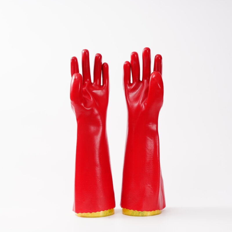 Industrial PVC Gloves Manufacturer - OEM/ODM Custom High Quality Industrial PVC Gloves Oil Chemical Resistant