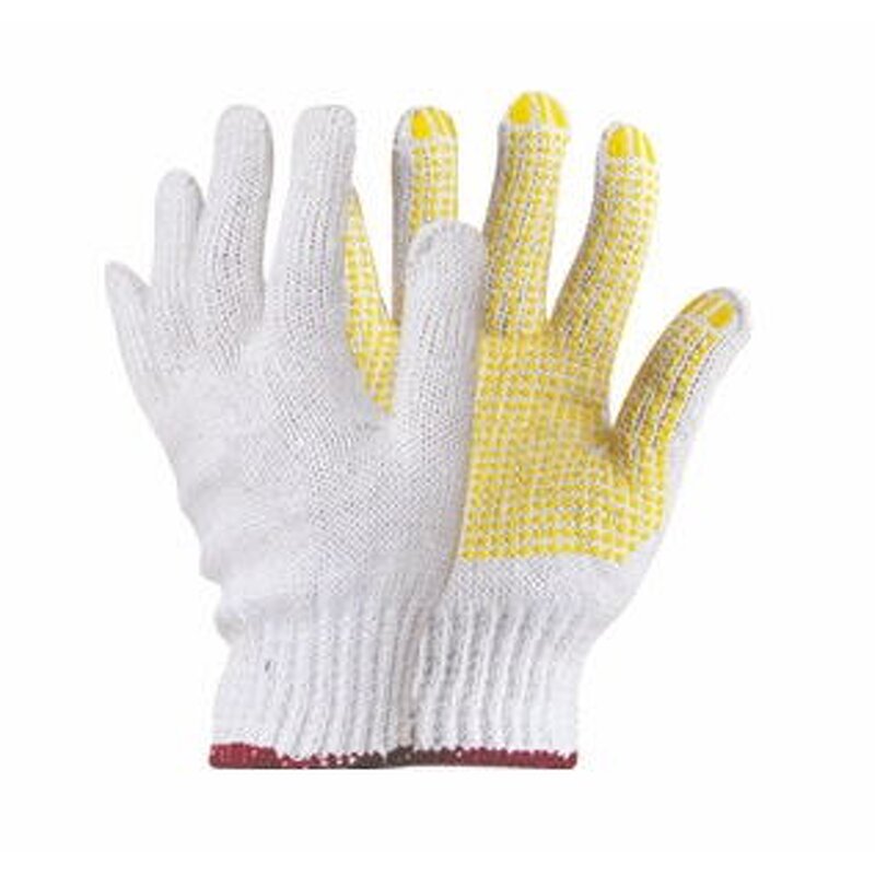 Black Pvc Dotted Cotton Gloves Factory - OEM/ODM Custom Black Pvc Dotted White Cotton Hand Gloves
