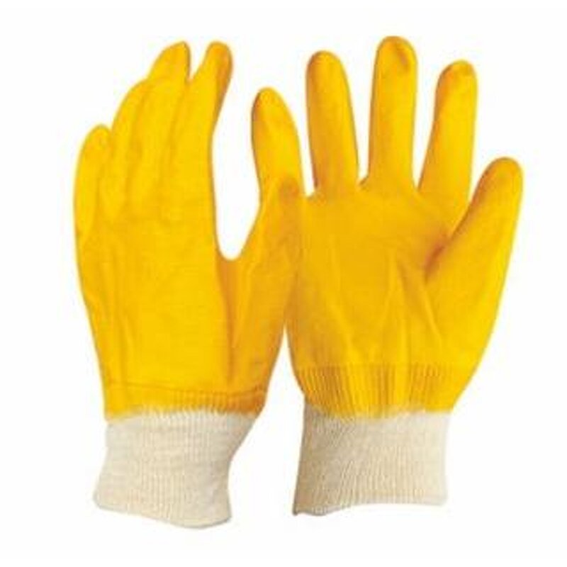 Work Gloves Manufacturer - OEM/ODM Custom Cotton Jersey Blue Nitrile Coated Work Gloves