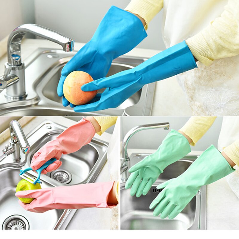 Yellow Latex Dishwashing Gloves Factory - OEM/ODM Custom Hot Sale Yellow Color Latex Dishwashing Gloves