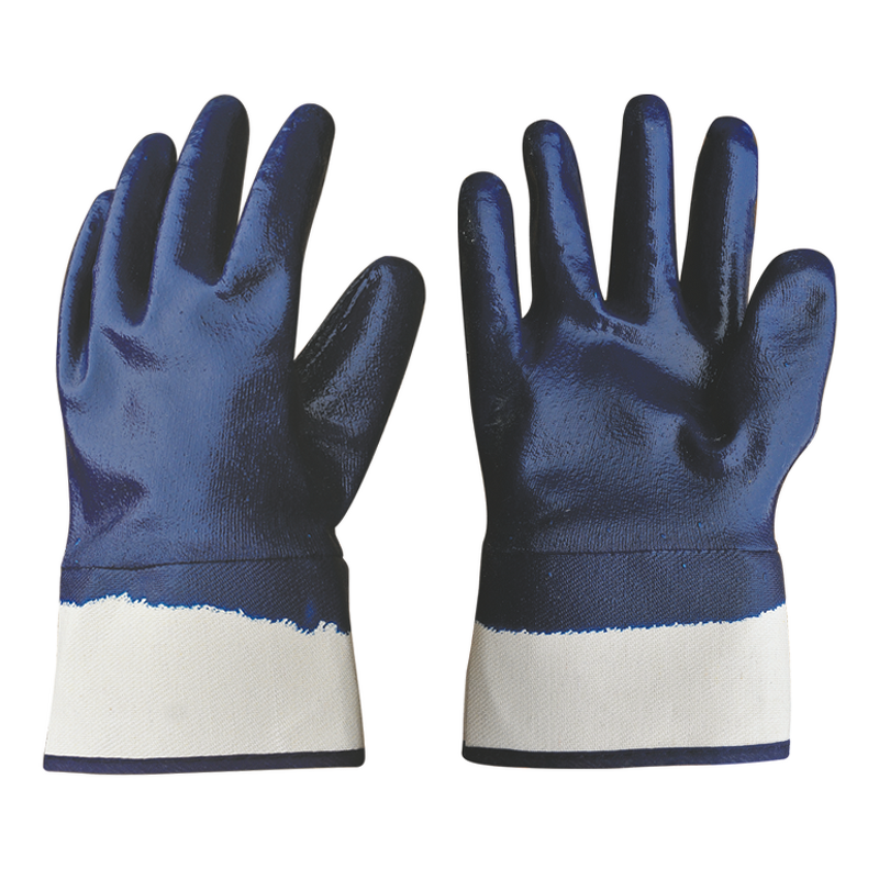 Industrial Safety Gloves Manufacturer - OEM/ODM Custom Acid Alkali Oil Resistant Nitrile Coated Gloves