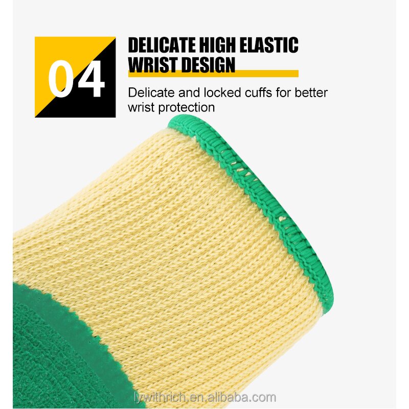 Latex Gloves for Work Manufacturer - OEM/ODM Custom High Quality Latex Gloves Cotton Liner CE En 388