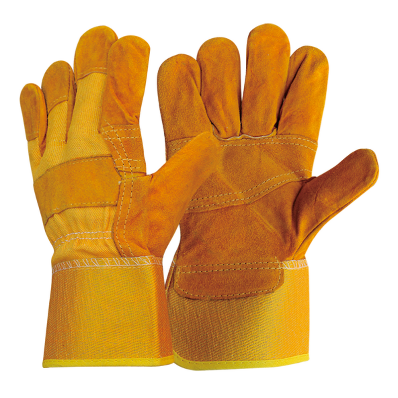 Short Leather Welding Work Glove Factory - OEM/ODM Custom Short Leather Welding Work Glove EN288 EN420