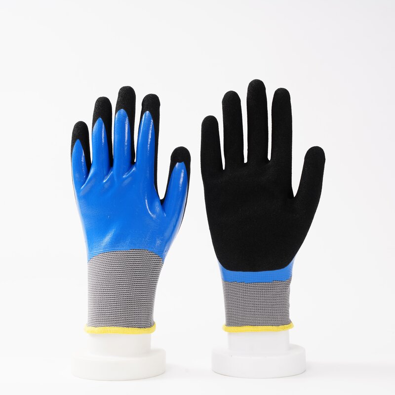 Anti Cut Construction Gloves Factory - OEM/ODM Custom HPPE Nitrile Coated Level 5 Cut Resistant Gloves