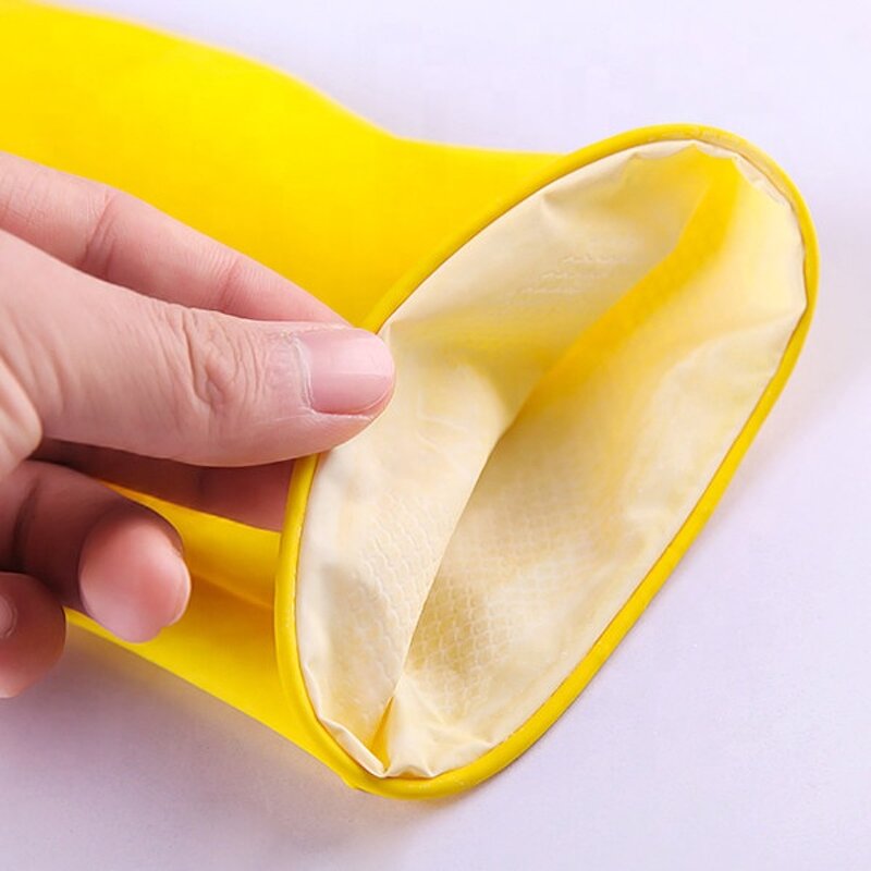 Reusable Household Gloves Factory - OEM/ODM Custom Reusable Latex-Coated Household Gloves Unlined