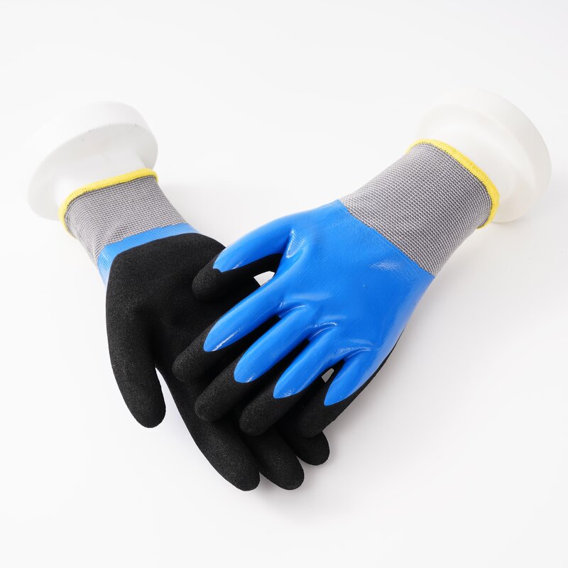 Custom Print Safety Gloves Manufacturer - OEM/ODM Custom Logo 13G HPPE Level 5 PU Cut Resistant Gloves