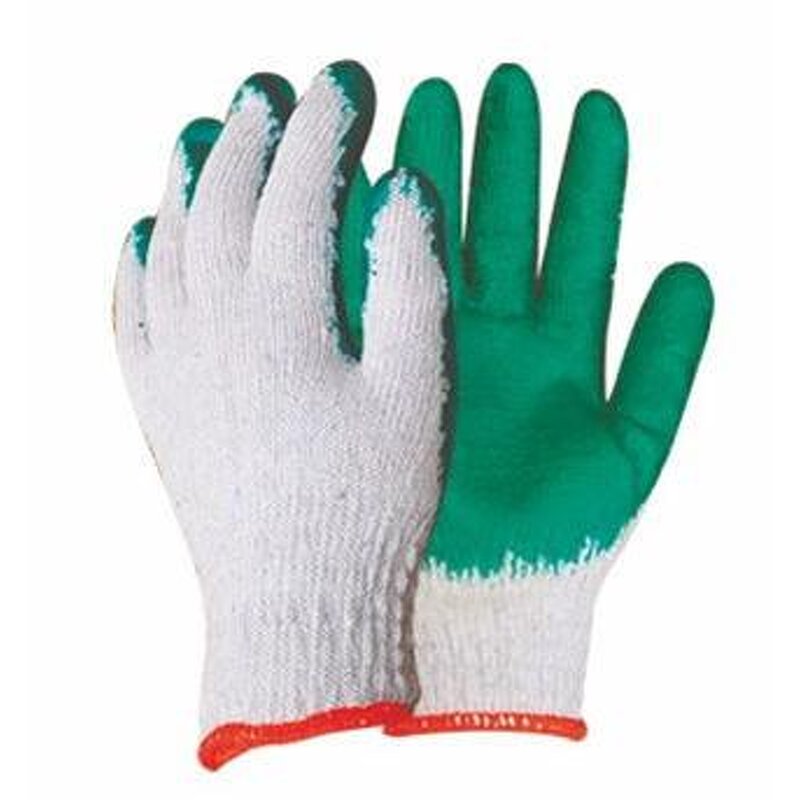 Orange Poly Cotton Latex Glove Manufacturer - OEM/ODM Custom Cheap Price Orange Poly Cotton Latex Glove Smooth