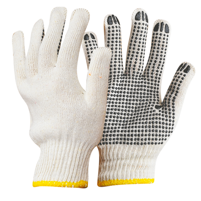 Pigment Black Pvc Dotted Gloves Factory - OEM/ODM Custom Pigment Black Pvc Dotted Cotton Work Gloves