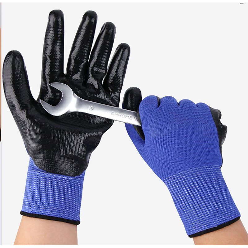 Orange Nitrile Glove Manufacturer - OEM/ODM Custom Orange Nitrile Glove for Oil Proof Motor Repair EN388