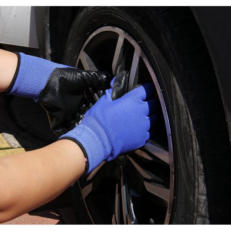 Orange Nitrile Glove Manufacturer - OEM/ODM Custom Orange Nitrile Glove for Oil Proof Motor Repair EN388