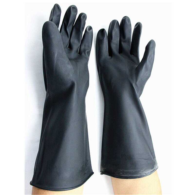 Anti-Slip Heavy Duty Gloves Manufacturer - OEM/ODM Custom Black Latex Industrial Gloves CE Anti-Slip Palm