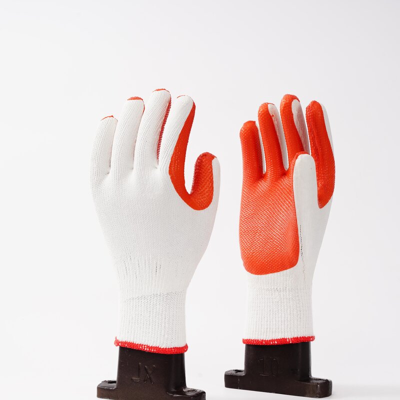 10g Polycotton Latex Gloves Manufacturer - OEM/ODM Custom 10g Polycotton Liner Latex Gloves Anti-Cut Anti-Slip