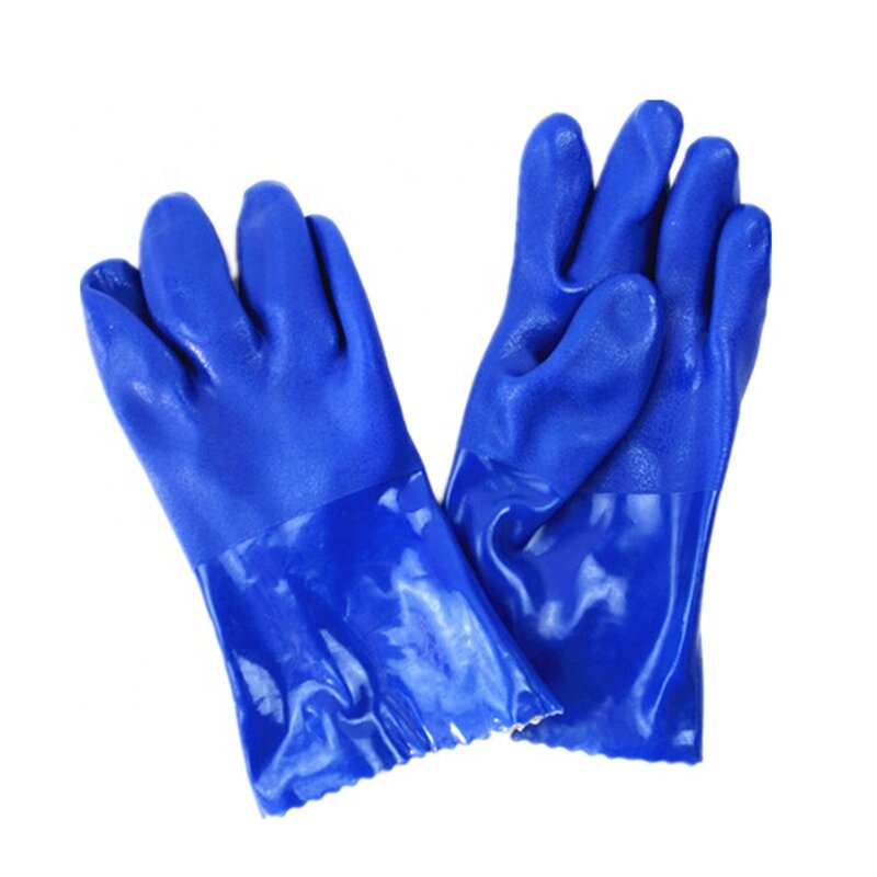 Waterproof Fishing Gloves Factory - OEM/ODM Custom Waterproof Fishing Gloves PVC Coated Long Sleeve