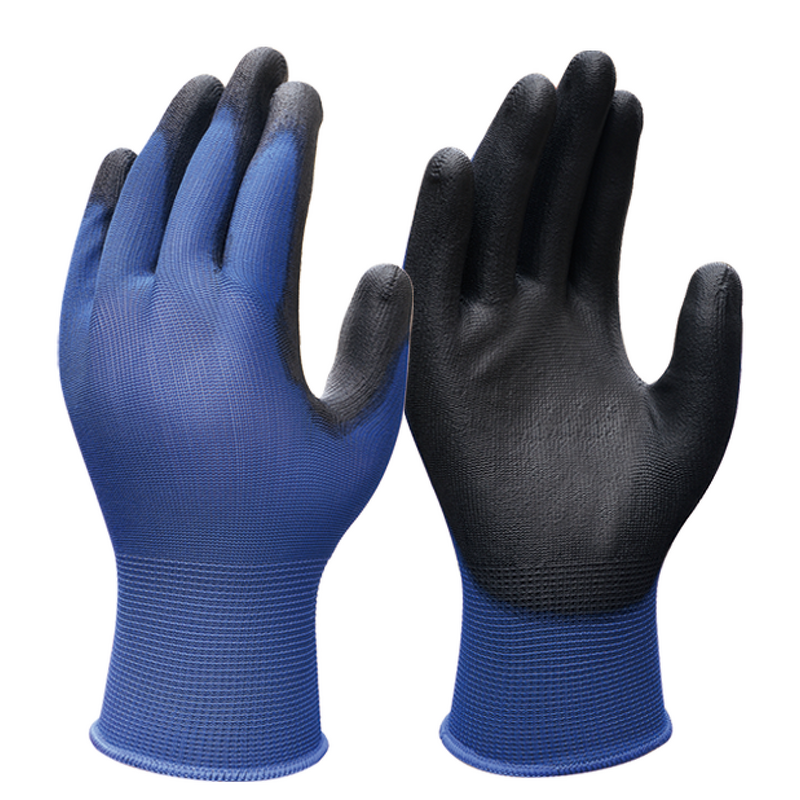 Polyurethane Coated Safety Glove Manufacturer - OEM/ODM Custom Factory Hot Selling Nylon PU Coated Safety Work Glove