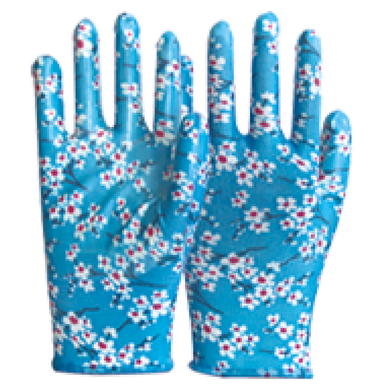Colorful Nitrile Rubber Gloves Manufacturer - OEM/ODM Custom Colorful Nitrile Rubber Coated Gloves with Printing