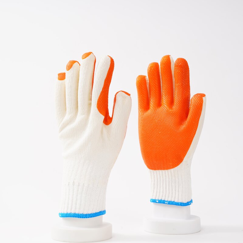 10g Polycotton Latex Gloves Manufacturer - OEM/ODM Custom 10g Polycotton Liner Latex Gloves Anti-Cut Anti-Slip