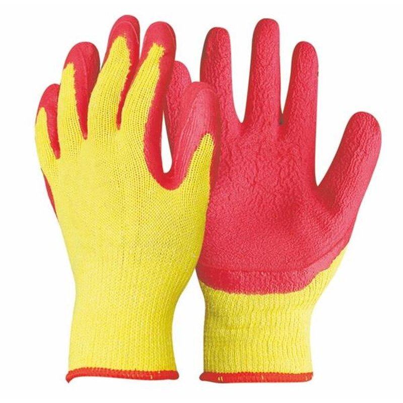 Grey Color Latex Dipped Glove Factory - OEM/ODM Custom Grey Color Latex Dipped Working Glove Anti-slip