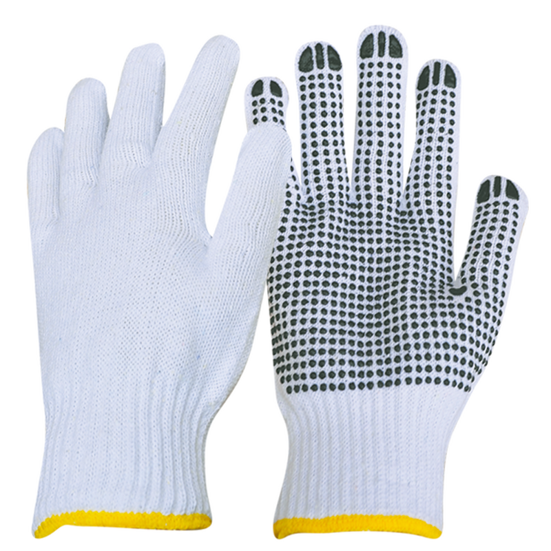 Pigment Black Pvc Dotted Gloves Factory - OEM/ODM Custom Pigment Black Pvc Dotted Cotton Work Gloves