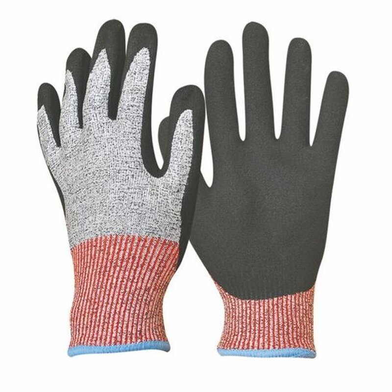 Anti Cut Construction Gloves Factory - OEM/ODM Custom HPPE Nitrile Coated Level 5 Cut Resistant Gloves