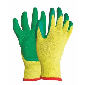 White Cotton Coated Green Latex Gloves Factory - OEM/ODM Custom Factory Price White Cotton Green Latex Gloves