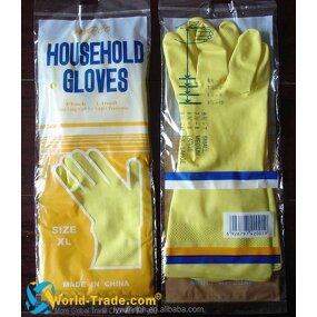 Latex Household Glove Factory - OEM/ODM Custom Latex Household Unlined Glove for Dishwashing