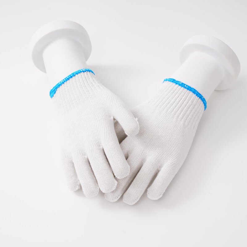Cotton Polyester String Gloves Manufacturer - OEM/ODM Custom Cotton Polyester String Knit Shell Safety Work Gloves