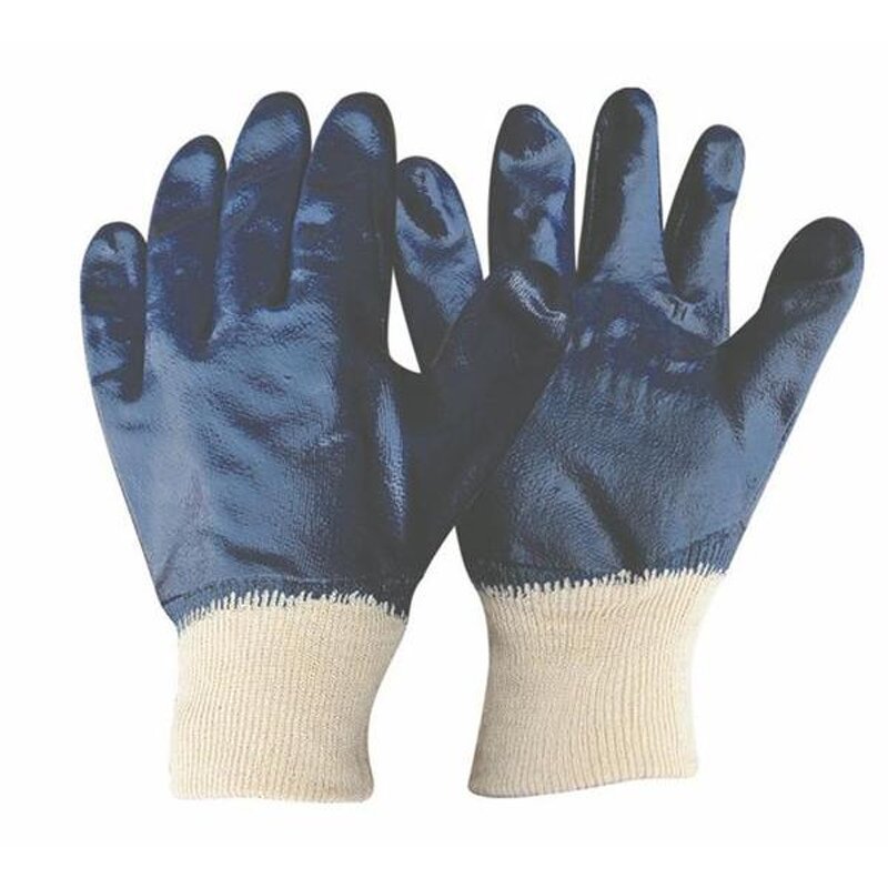 Work Industrial Gloves Manufacturer - OEM/ODM Custom Jersey Fully Nitrile Coated Knitted Wrist Gloves