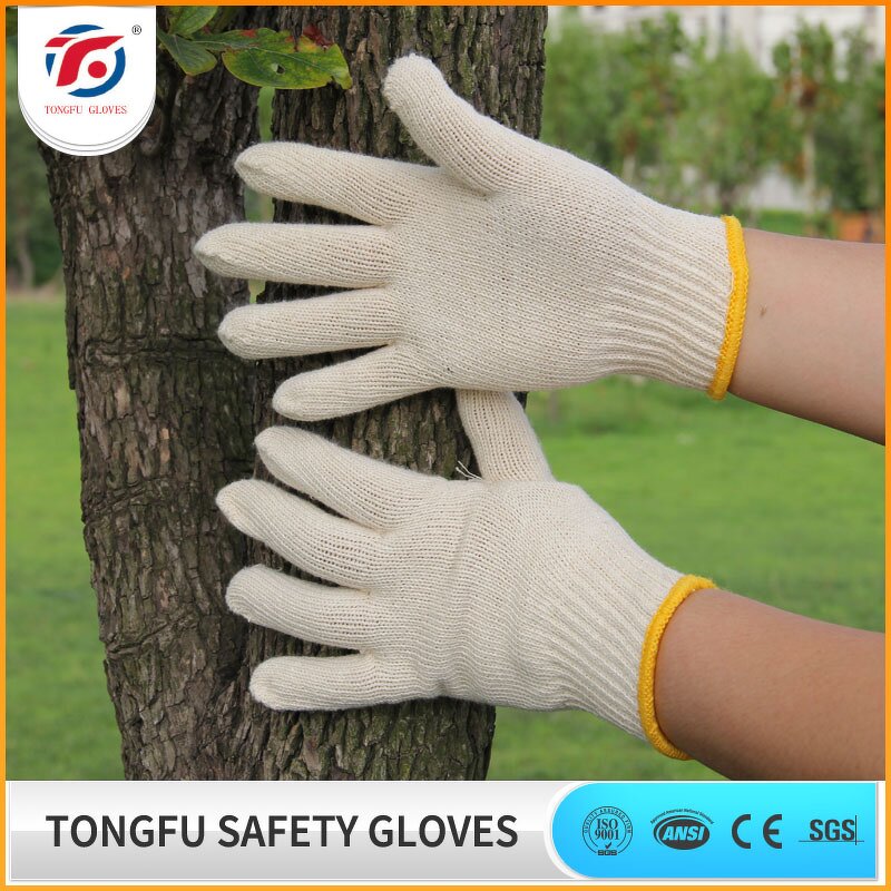 Knitting Hand Gloves Manufacturer - OEM/ODM Custom 100% Cotton Seamless Knitting Hand Gloves