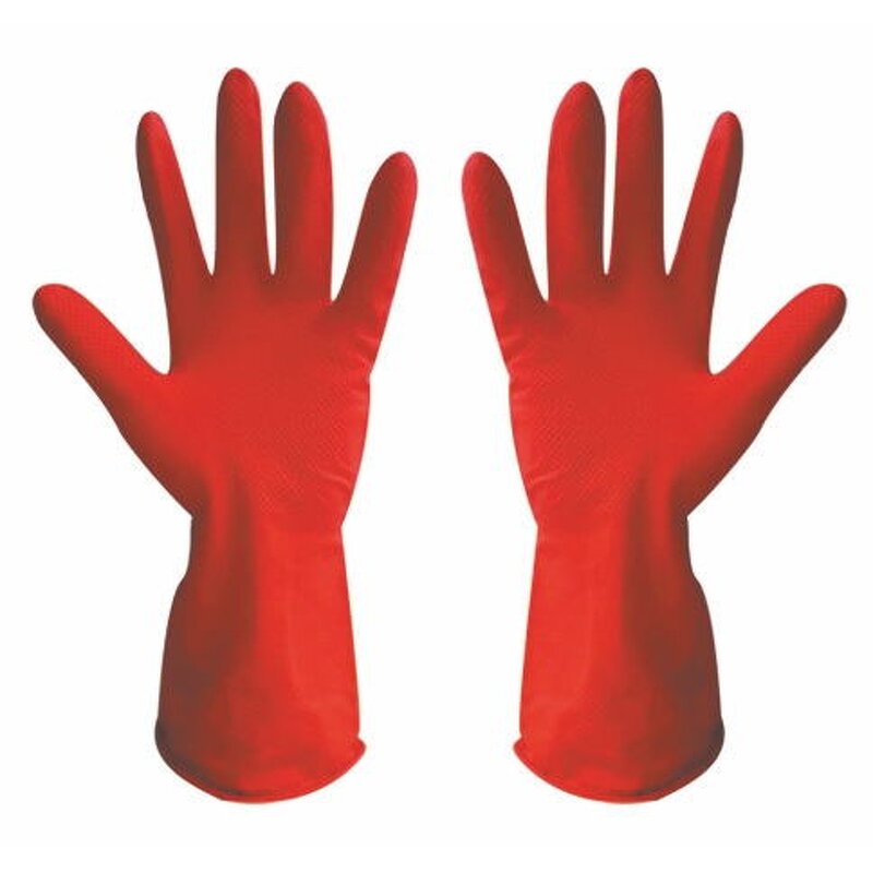 Yellow Latex Gloves Manufacturer - OEM/ODM Custom Hot Sale Yellow Color Long Flock Lined Latex Gloves