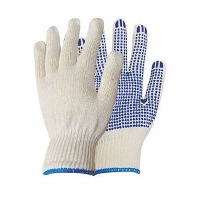 Rubber Cotton Liner Gloves Manufacturer - OEM/ODM Custom TF Rubber Cotton Liner PVC Dots Coated Gloves