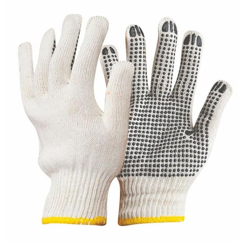 PVC Dotted Cotton Work Gloves Factory - OEM/ODM Custom PVC Dotted Cotton Work Gloves Guantes De Trabajo