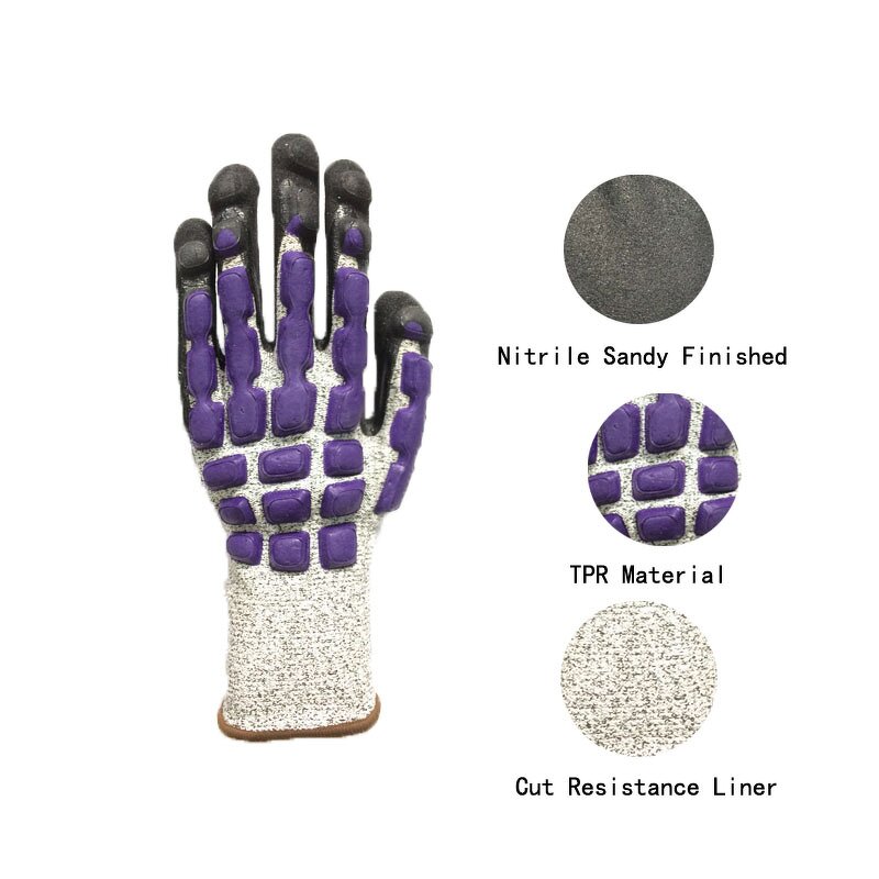 Cut Resistant Impact Gloves Factory - OEM/ODM Custom High Quality Nitrile Coated Cut Resistant Gloves