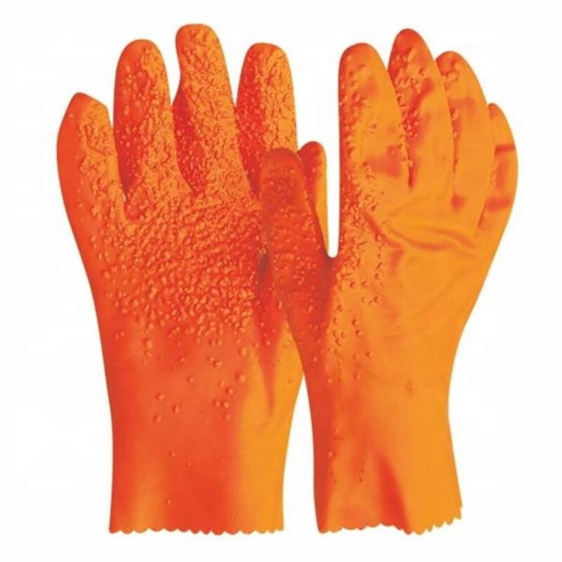 Waterproof Fishing Gloves Factory - OEM/ODM Custom Waterproof Fishing Gloves PVC Coated Long Sleeve