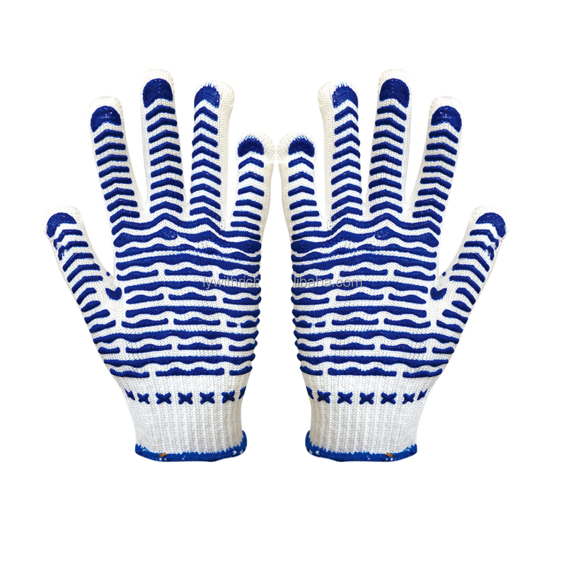 Cotton Liner Working Gloves Manufacturer - OEM/ODM Custom Cotton Liner Working Gloves With Pvc Dots Garden