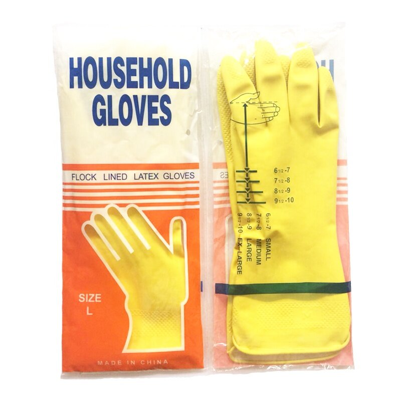 Reusable Household Gloves Factory - OEM/ODM Custom Reusable Latex-Coated Household Gloves Unlined